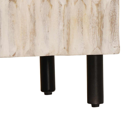Credenza Finitura Bianco Lavato 60 x 33 x 75 cm | homemem39