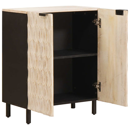 Credenza Finitura Bianco Lavato 60 x 33 x 75 cm | homemem39
