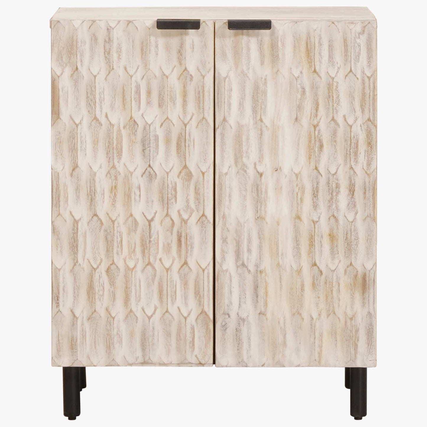 Credenza Finitura Bianco Lavato 60 x 33 x 75 cm | homemem39