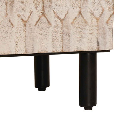 Credenza Finitura Bianco Lavato 60 x 33 x 75 cm | homemem39