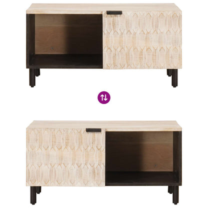 Tavolino da salotto Bianco 80 x 50 x 40 cm