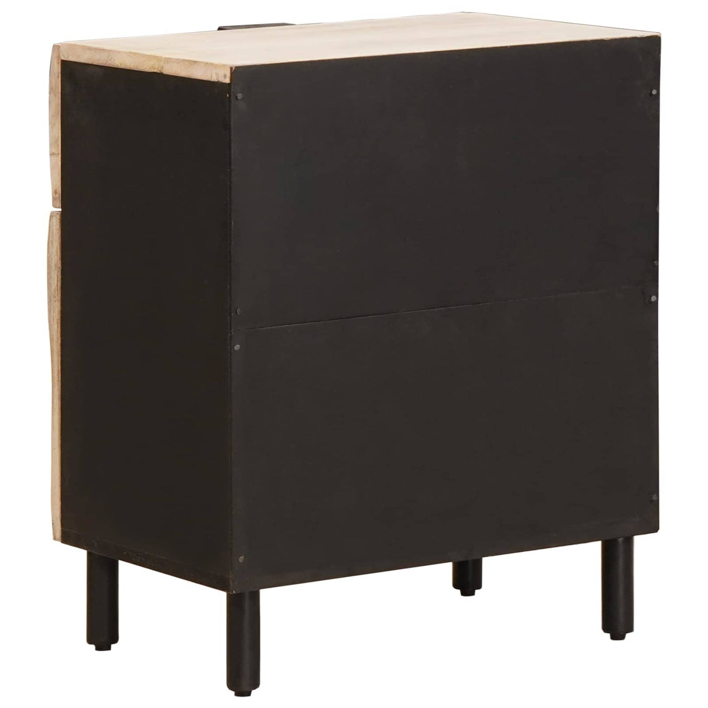 Armadio da Notte Bianco 50 x 33 x 60 cm Legno di mango massello | homemem39