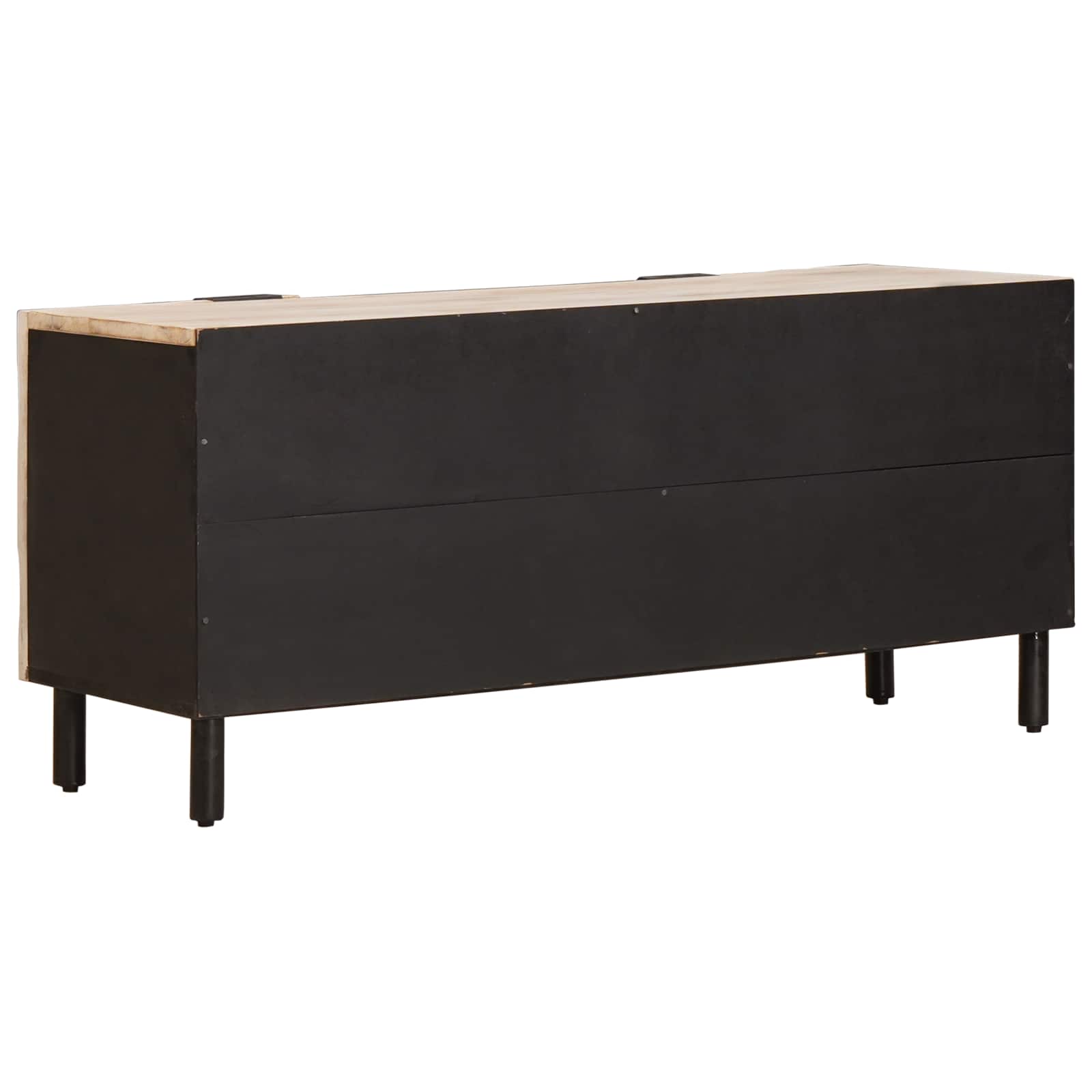 Mobile TV con cassetto Finitura Bianco Lavato 105 x 33 x 46 cm | homemem39