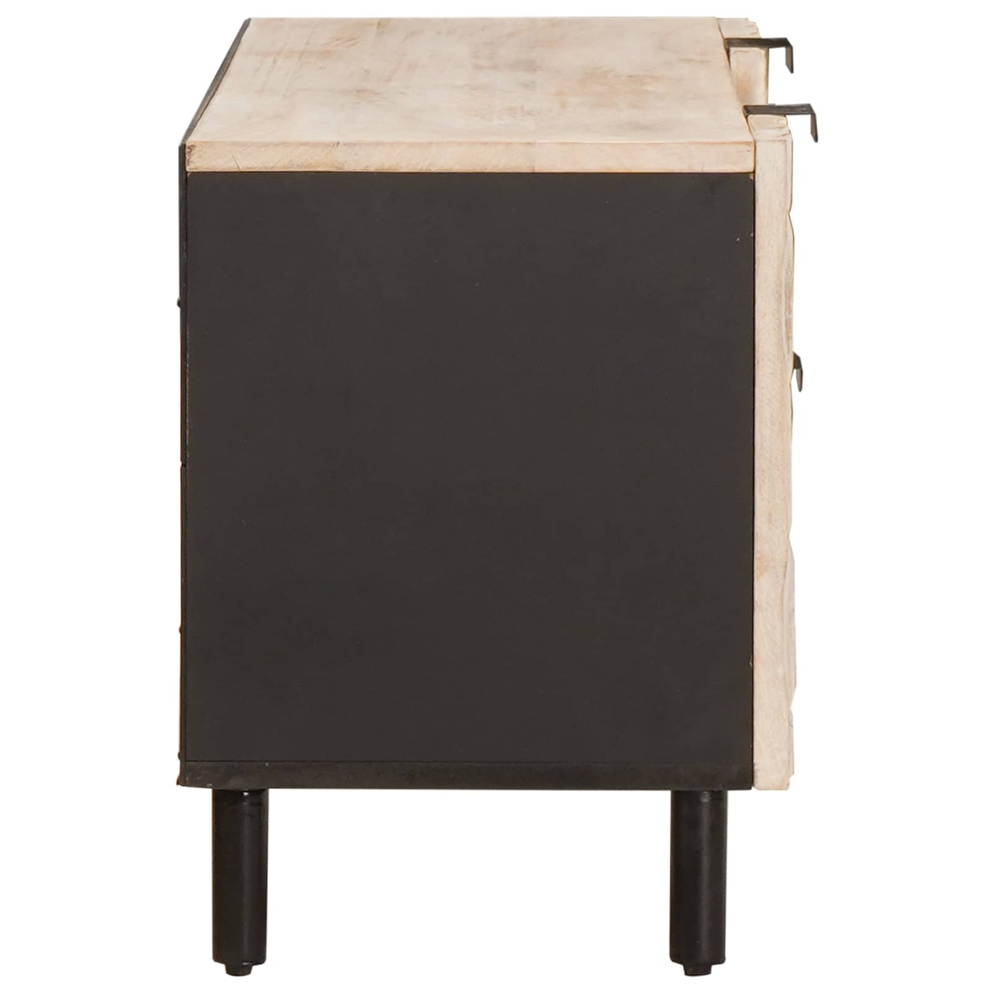Mobile TV con cassetto Finitura Bianco Lavato 105 x 33 x 46 cm | homemem39