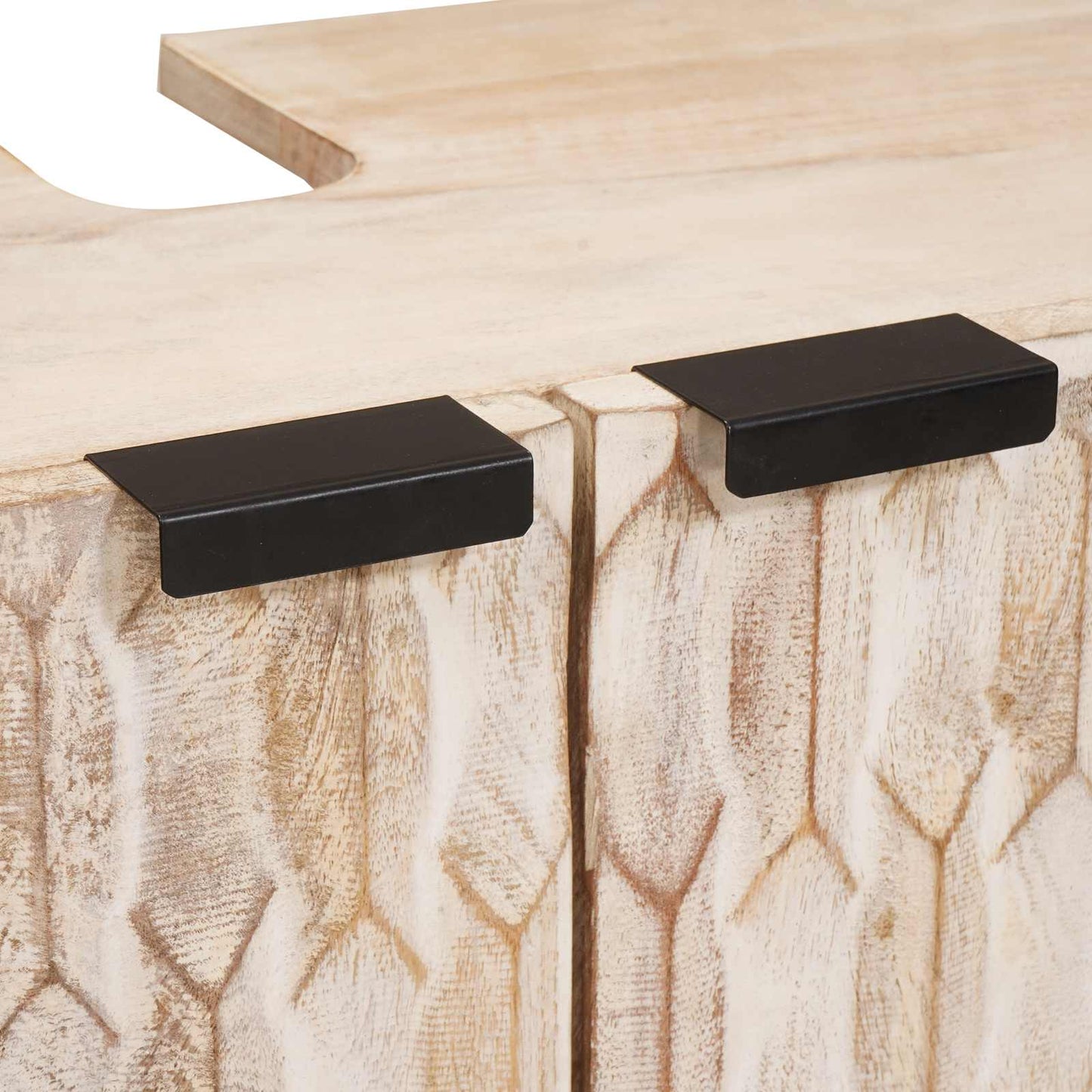 Armadio per Lavabo da Bagno con porta Bianco 62 x 33 x 58 cm