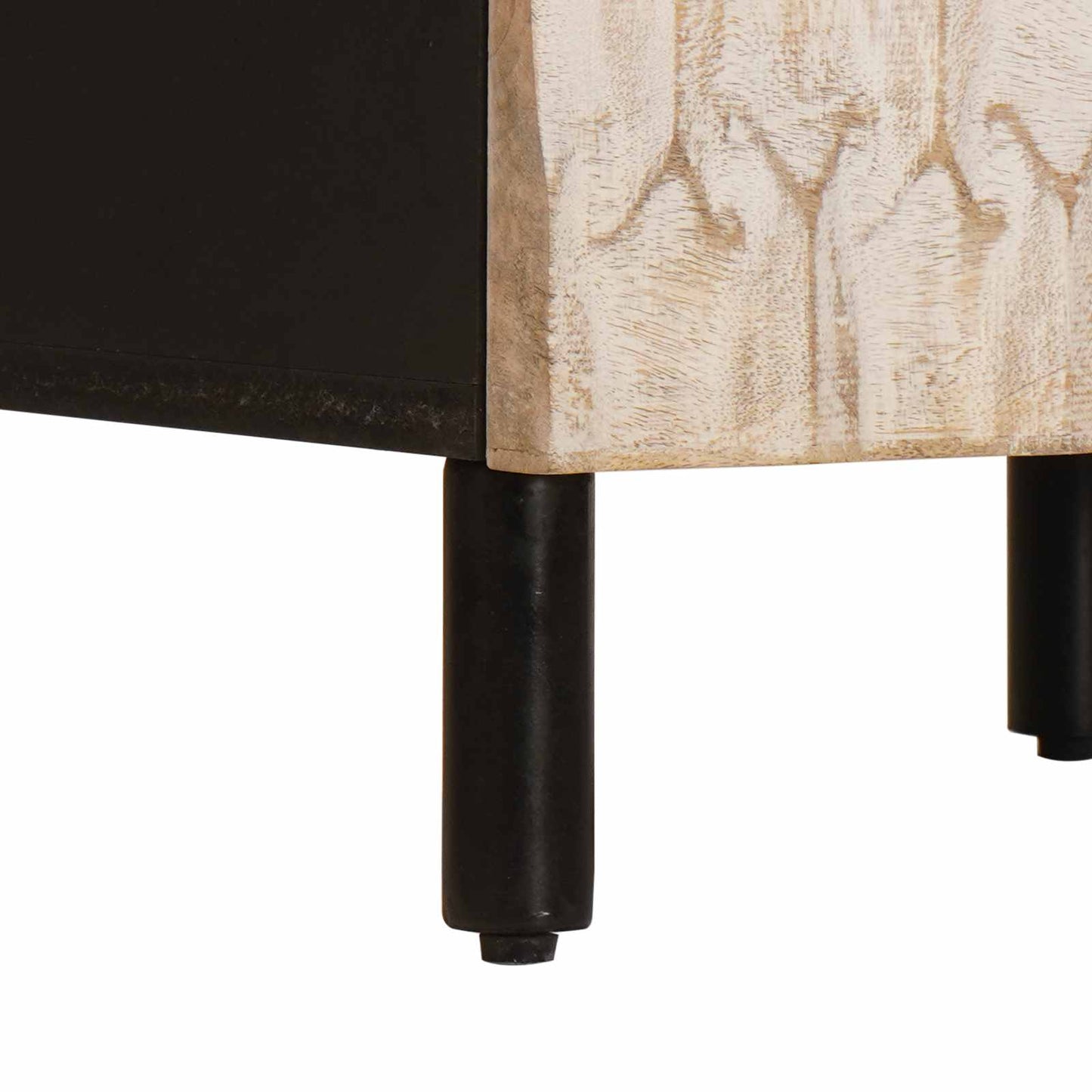Credenza con cassetto Finitura Bianco Lavato 40 x 33 x 75 cm