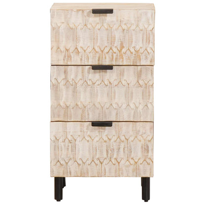 Credenza con cassetto Finitura Bianco Lavato 40 x 33 x 75 cm | homemem39