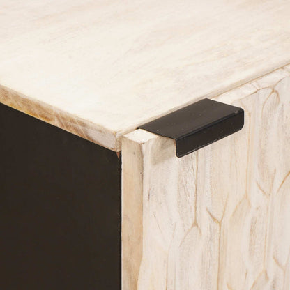 Credenza con porta Finitura Bianco Lavato 40 x 33 x 75 cm