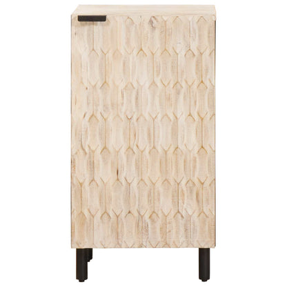 Credenza con porta Finitura Bianco Lavato 40 x 33 x 75 cm