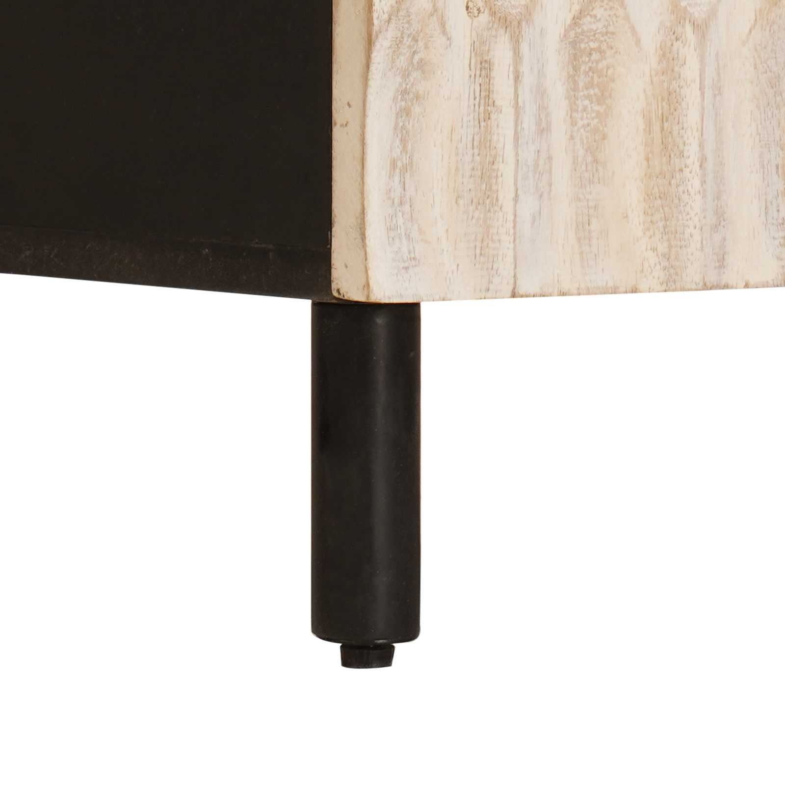 Credenza con porta Finitura Bianco Lavato 60 x 33 x 75 cm | homemem39
