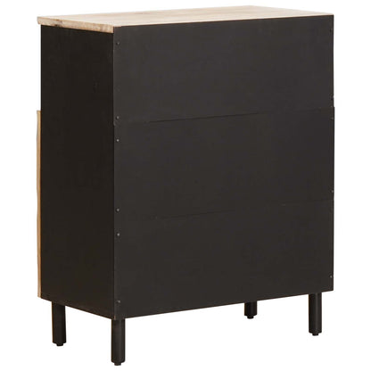 Credenza con porta Finitura Bianco Lavato 60 x 33 x 75 cm