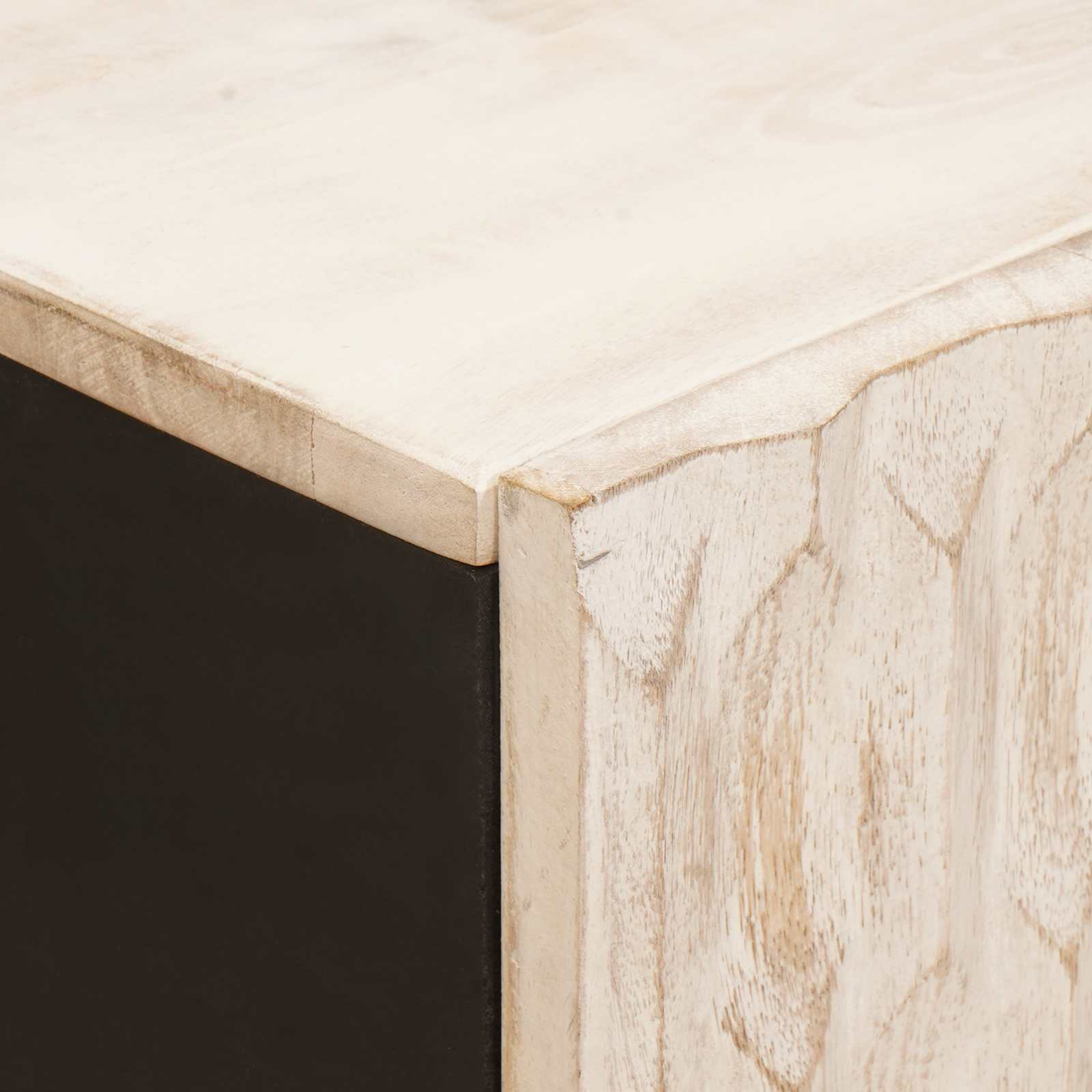 Credenza con porta Finitura Bianco Lavato 60 x 33 x 75 cm | homemem39
