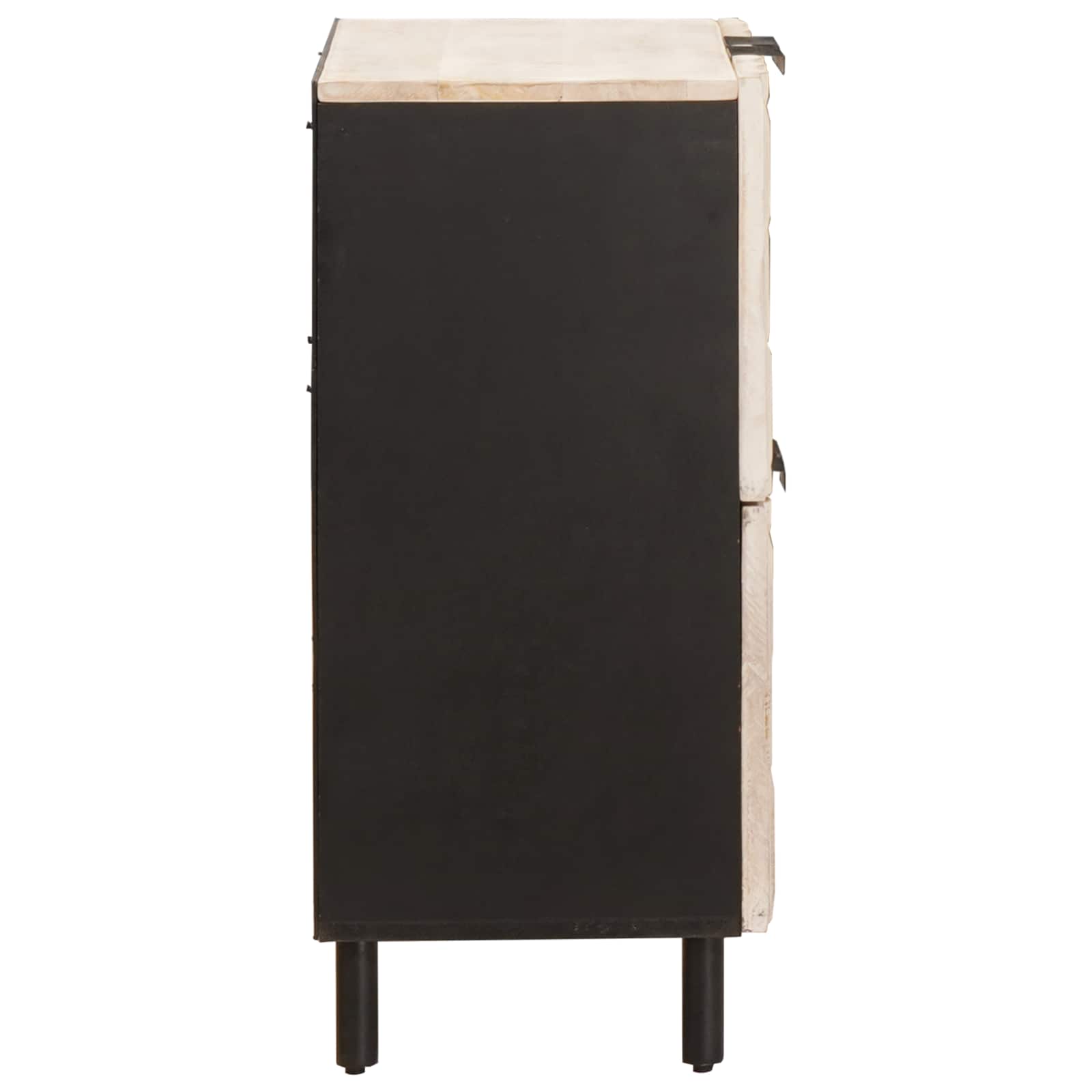 Credenza con porta Finitura Bianco Lavato 60 x 33 x 75 cm | homemem39