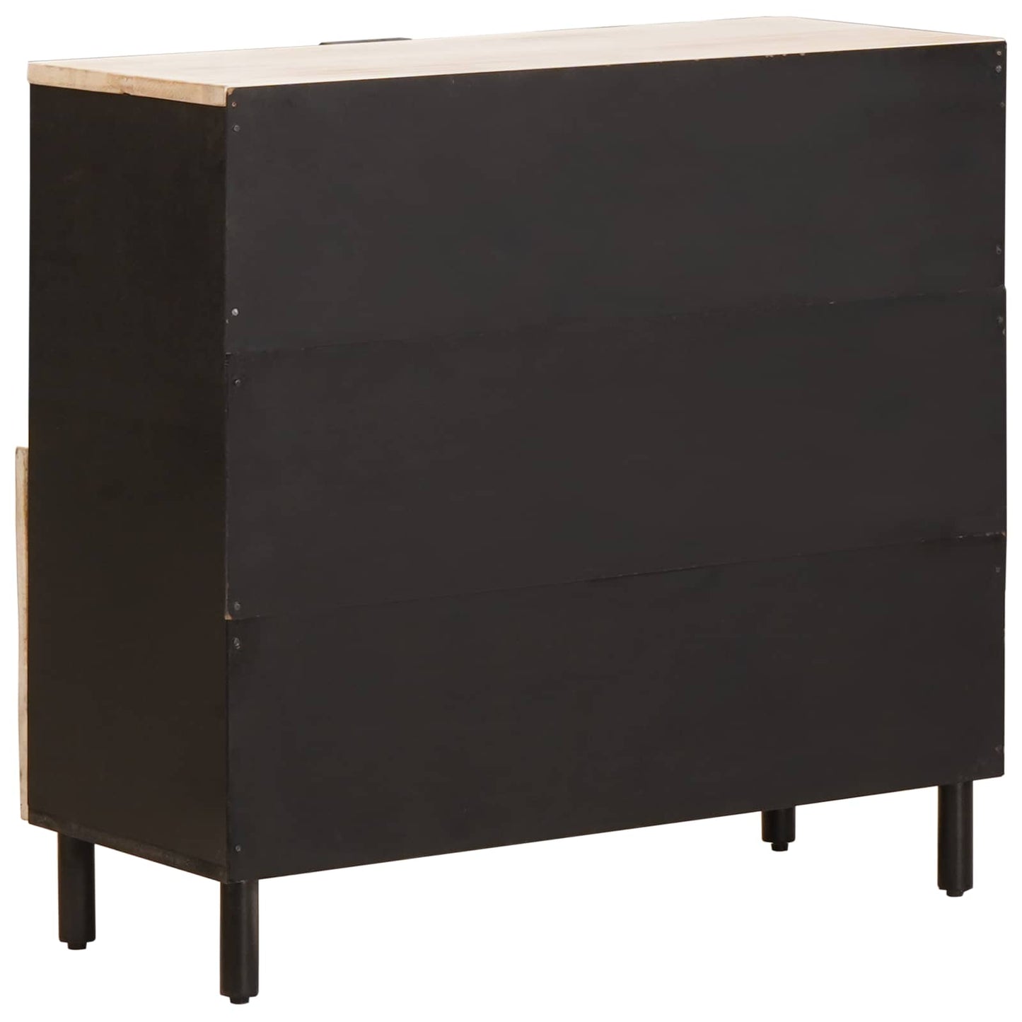 Credenza con porta Finitura Bianco Lavato 80 x 33 x 75 cm | homemem39