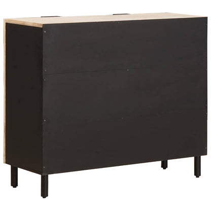 Credenza con lo scaffale Finitura Bianco Lavato 90 x 33 x 75 cm | homemem39