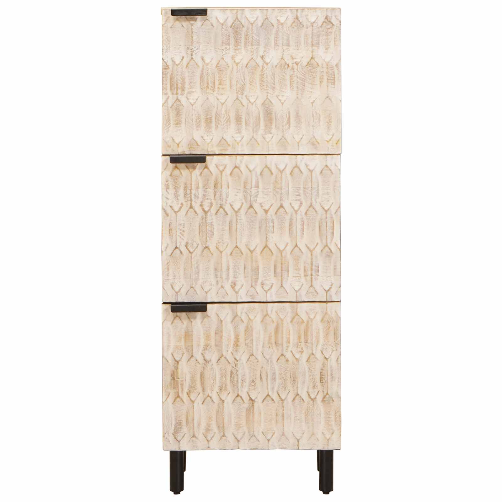 Credenza con porta Finitura Bianco Lavato 40 x 33 x 110 cm | homemem39