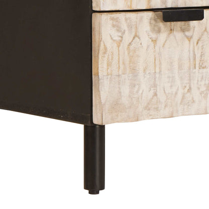 Credenza con cassetto Finitura Bianco Lavato 60 x 33 x 100 cm | homemem39