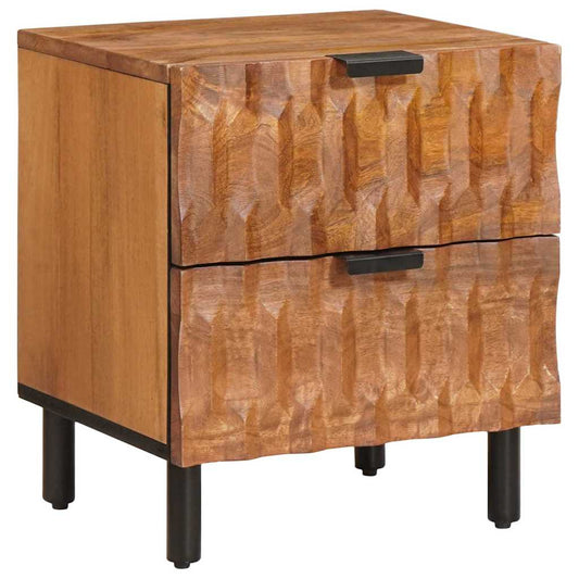 Armadio da Notte con cassetto Marrone 40 x 33 x 46 cm | homemem39