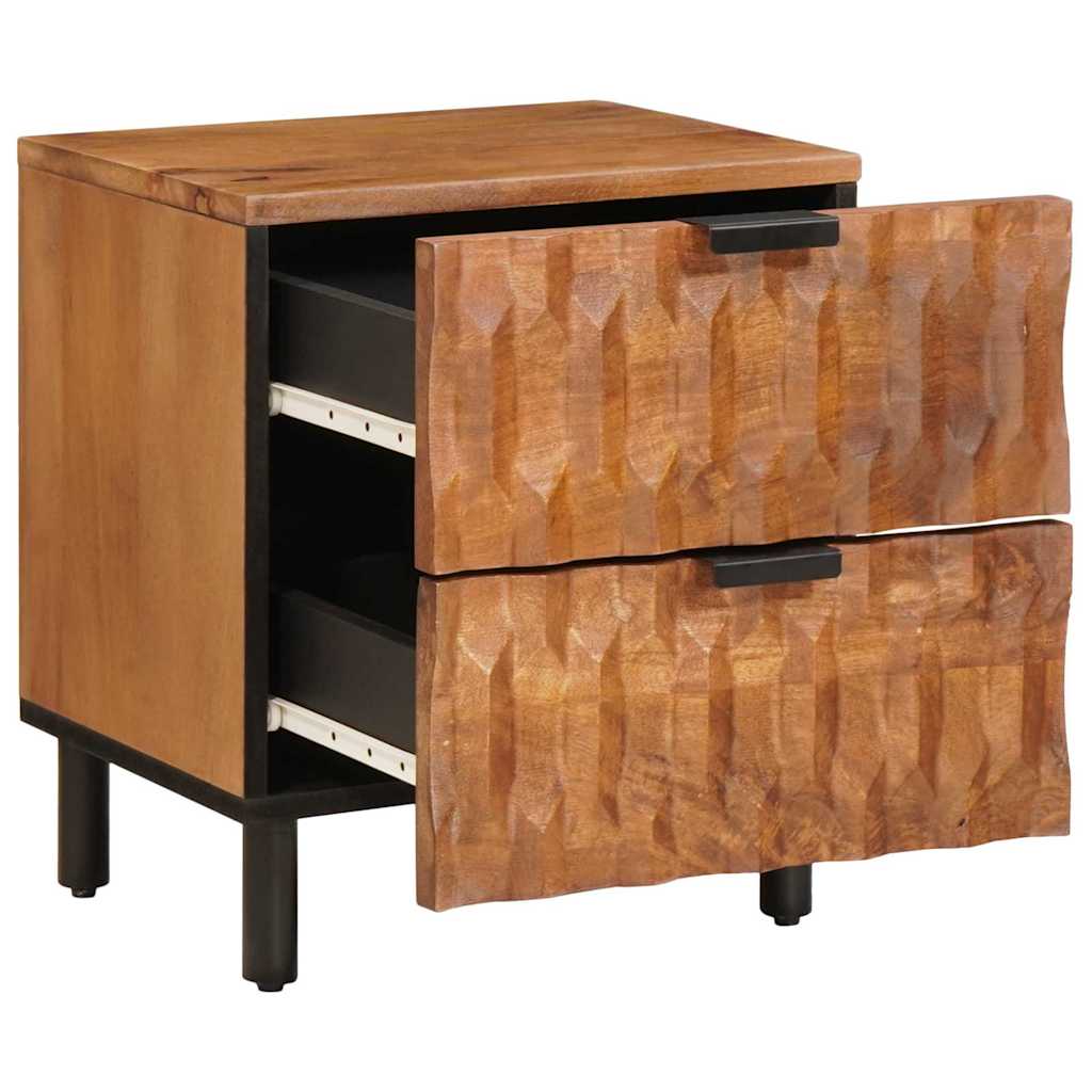 Armadio da Notte con cassetto Marrone 40 x 33 x 46 cm | homemem39