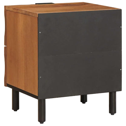 Armadio da Notte con cassetto Marrone 40 x 33 x 46 cm | homemem39