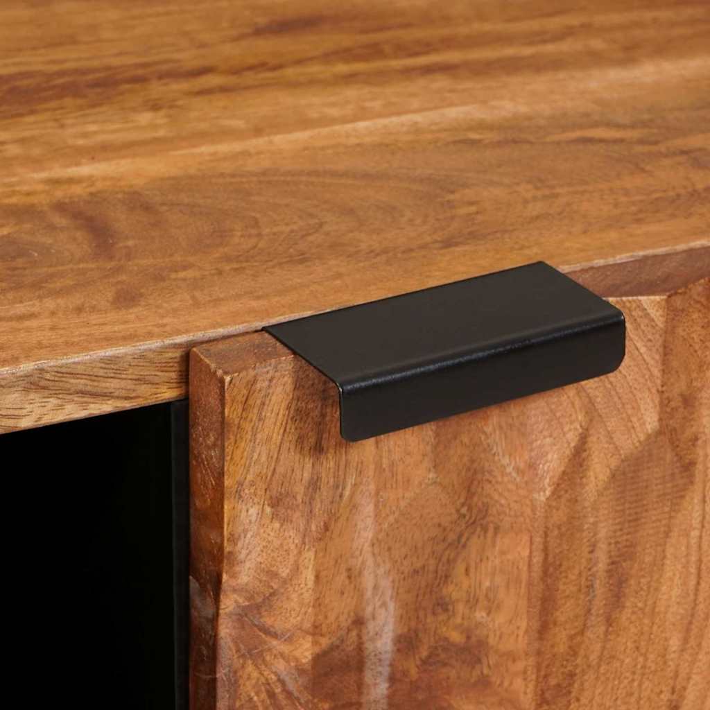 Mobile TV con porta Finitura Marrone Acacia 105 x 33 x 46 cm | homemem39