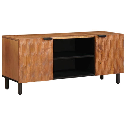 Mobile TV con porta Finitura Marrone Acacia 105 x 33 x 46 cm | homemem39