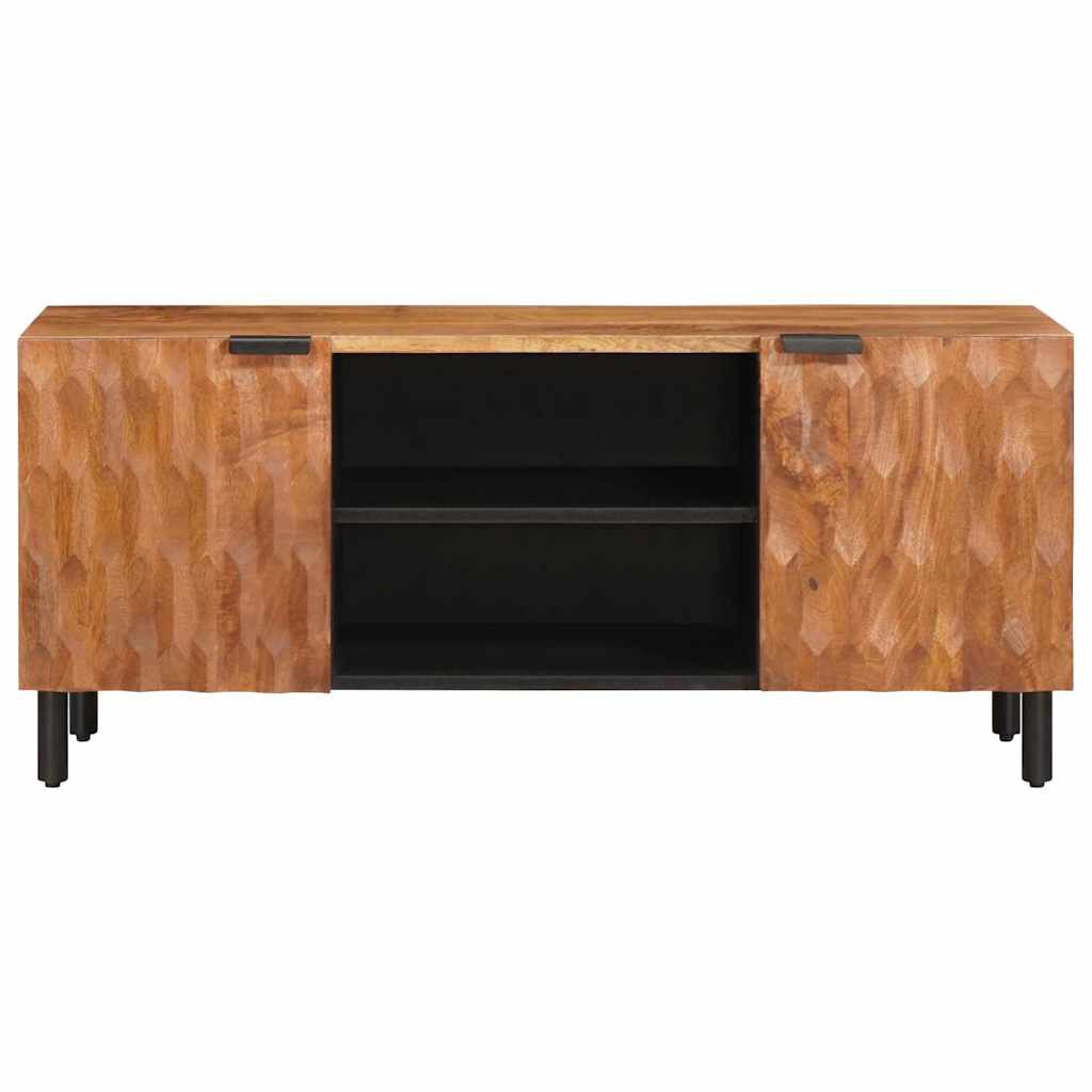 Mobile TV con porta Finitura Marrone Acacia 105 x 33 x 46 cm | homemem39