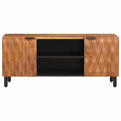 Mobile TV con porta Finitura Marrone Acacia 105 x 33 x 46 cm | homemem39