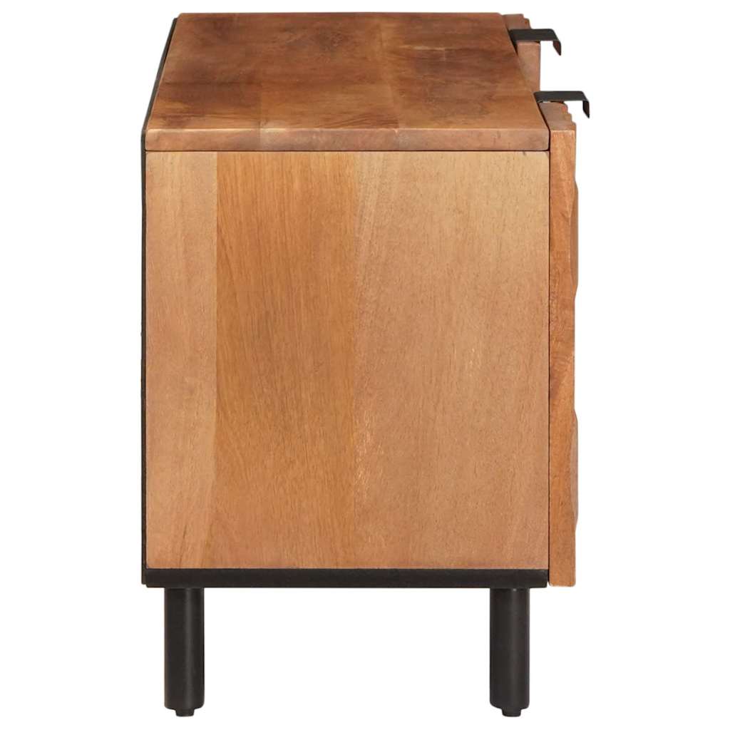 Mobile TV con porta Finitura Marrone Acacia 105 x 33 x 46 cm | homemem39