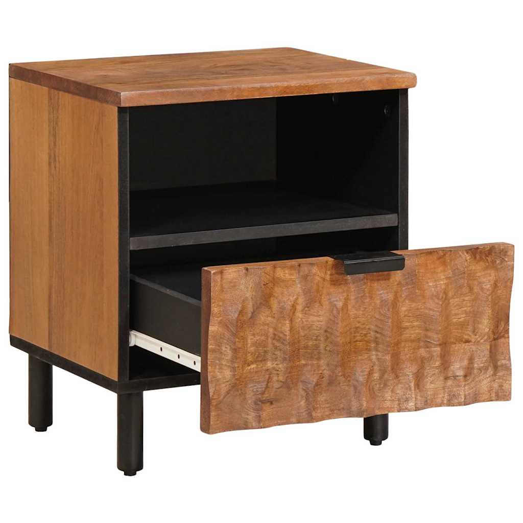 Armadio da Notte con cassetto Marrone 40 x 33 x 46 cm | homemem39
