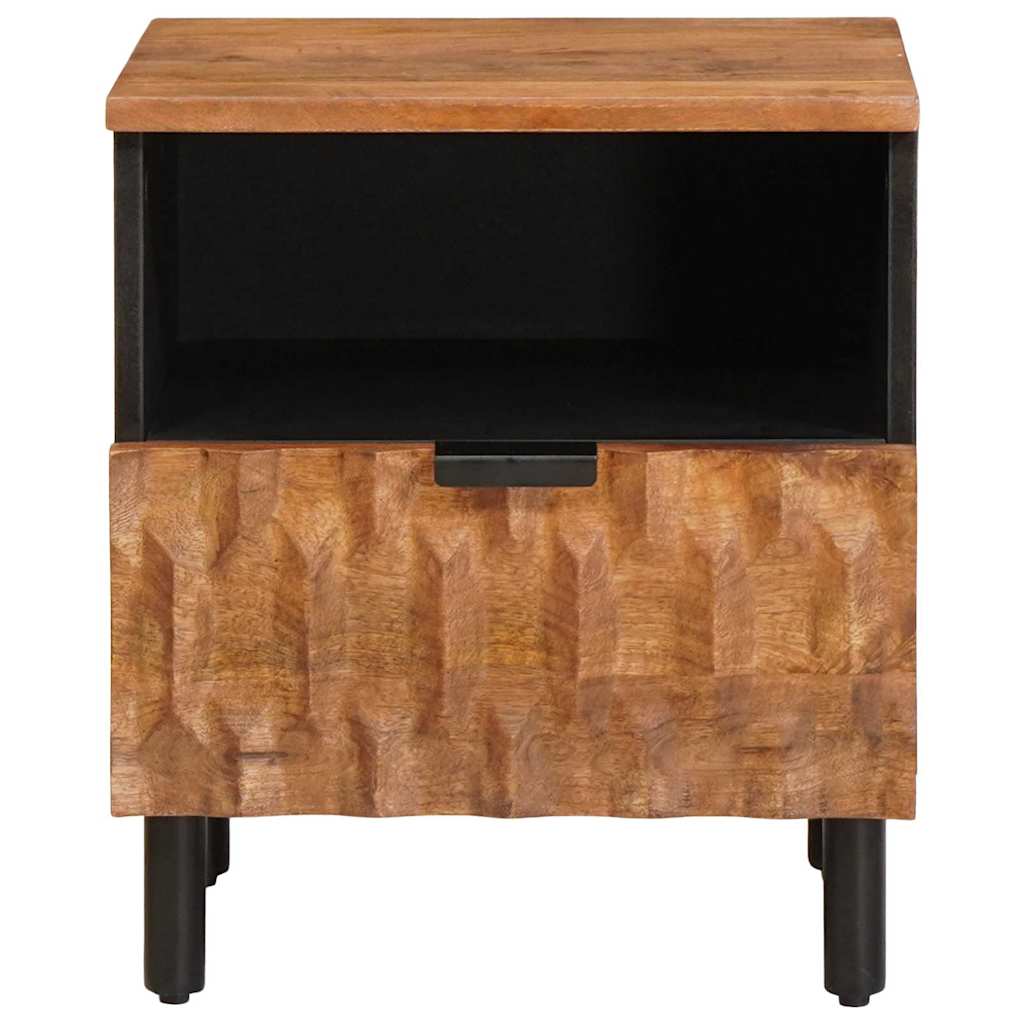 Armadio da Notte con cassetto Marrone 40 x 33 x 46 cm | homemem39
