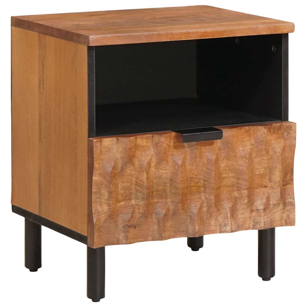 Armadio da Notte con cassetto 2 pcs Marrone 40 x 33 x 46 cm | homemem39