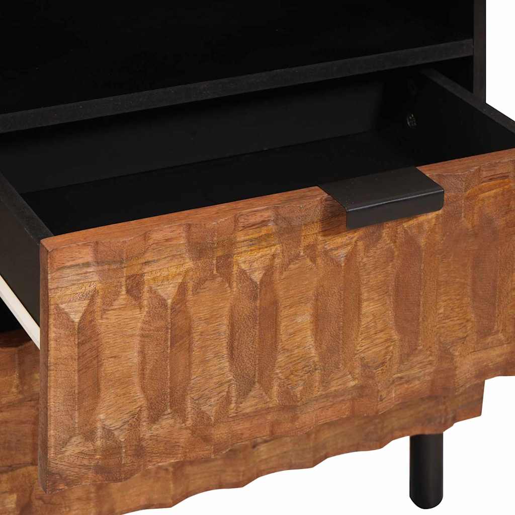 Armadio da Notte con cassetto Marrone 50 x 33 x 62 cm | homemem39