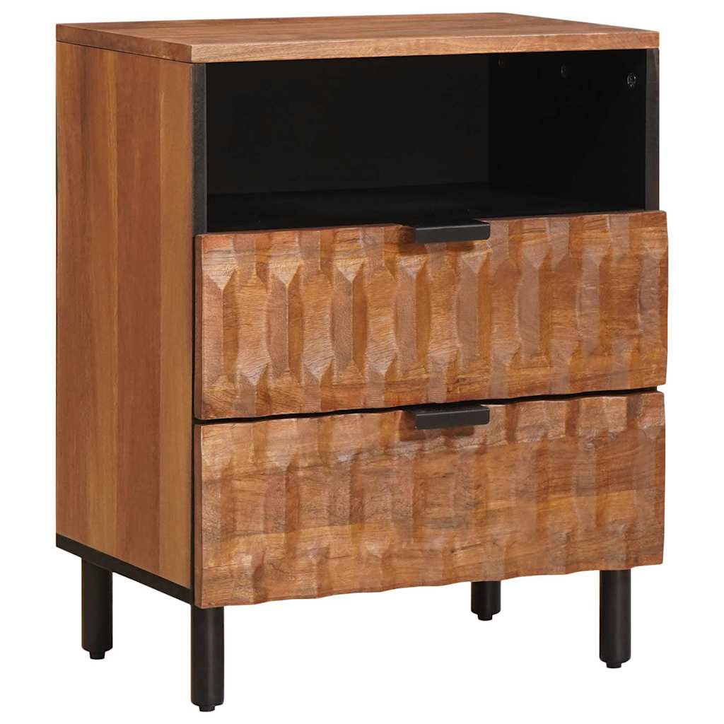 Armadio da Notte con cassetto Marrone 50 x 33 x 62 cm | homemem39