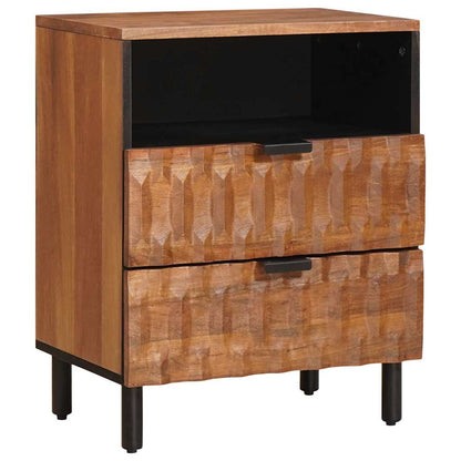 Armadio da Notte con cassetto Marrone 50 x 33 x 62 cm | homemem39