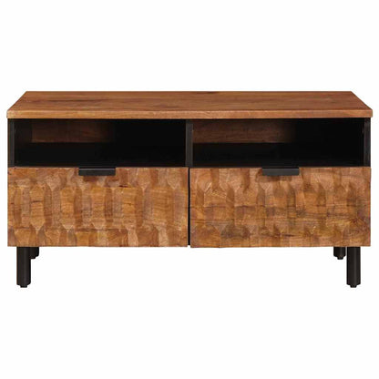 Tavolino da salotto con cassetto Marrone 80 x 54 x 40 cm