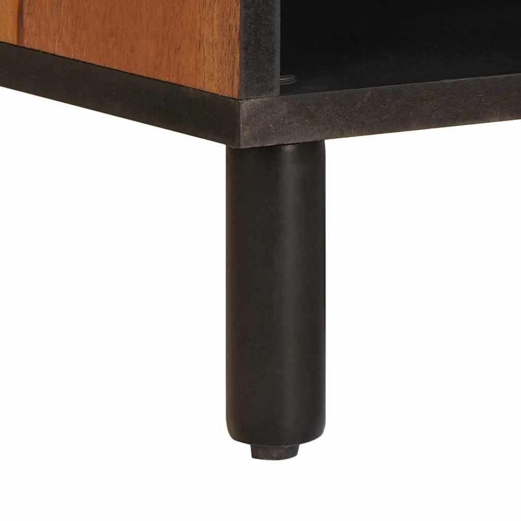 Mobile TV con cassetto Finitura Marrone Acacia 80 x 33 x 46 cm | homemem39