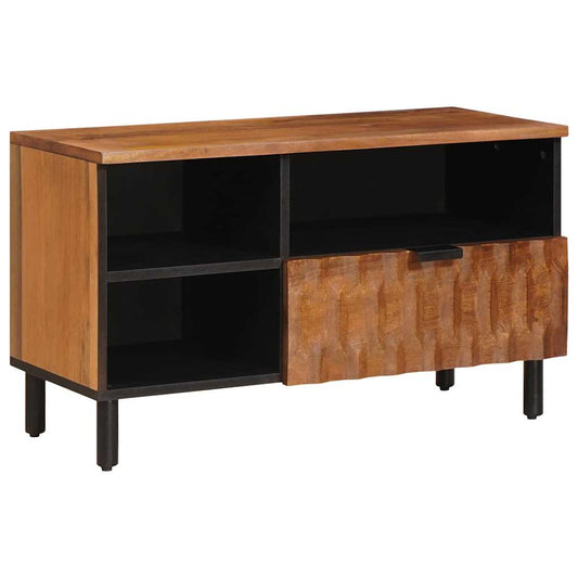 Mobile TV con cassetto Finitura Marrone Acacia 80 x 33 x 46 cm | homemem39