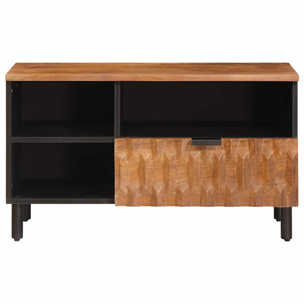 Mobile TV con cassetto Finitura Marrone Acacia 80 x 33 x 46 cm | homemem39