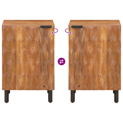 Mobile da Bagno Marrone 38 x 33 x 58 cm Legno di mango massello