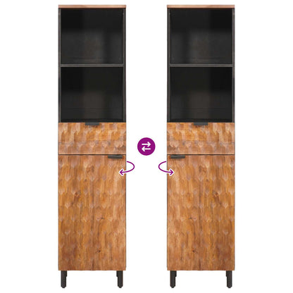 Mobile da Bagno con lo scaffale Marrone 38 x 33 x 160 cm