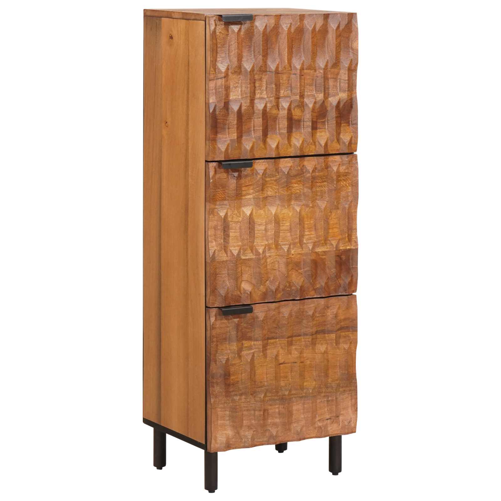 Credenza con porta Finitura Marrone Acacia 40 x 33 x 110 cm | homemem39