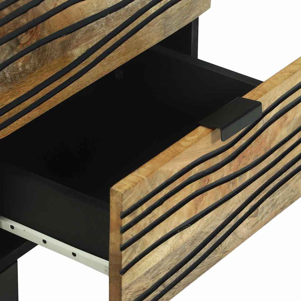 Armadio da Notte con cassetto 2 pcs Marrone 40 x 33 x 46 cm