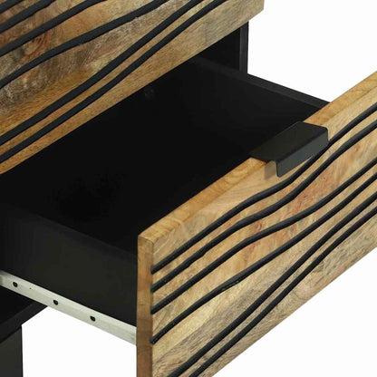 Armadio da Notte con cassetto 2 pcs Marrone 40 x 33 x 46 cm