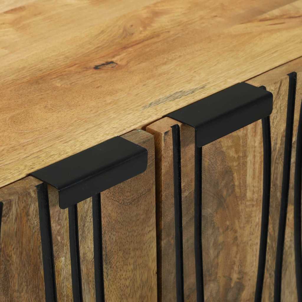 Credenza Marrone 60 x 33.5 x 75 cm Legno massello di mango - homemem39