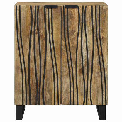 Credenza Marrone 60 x 33.5 x 75 cm Legno massello di mango - homemem39