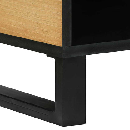 Tavolino da salotto Marrone e Nero 80 x 50 x 40 cm | homemem39