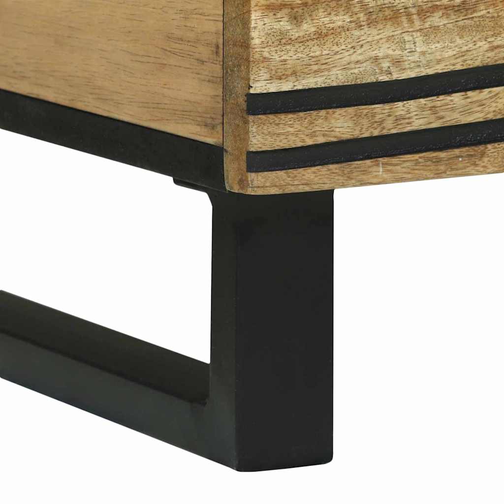 Tavolino da salotto Marrone e Nero 80 x 50 x 40 cm | homemem39