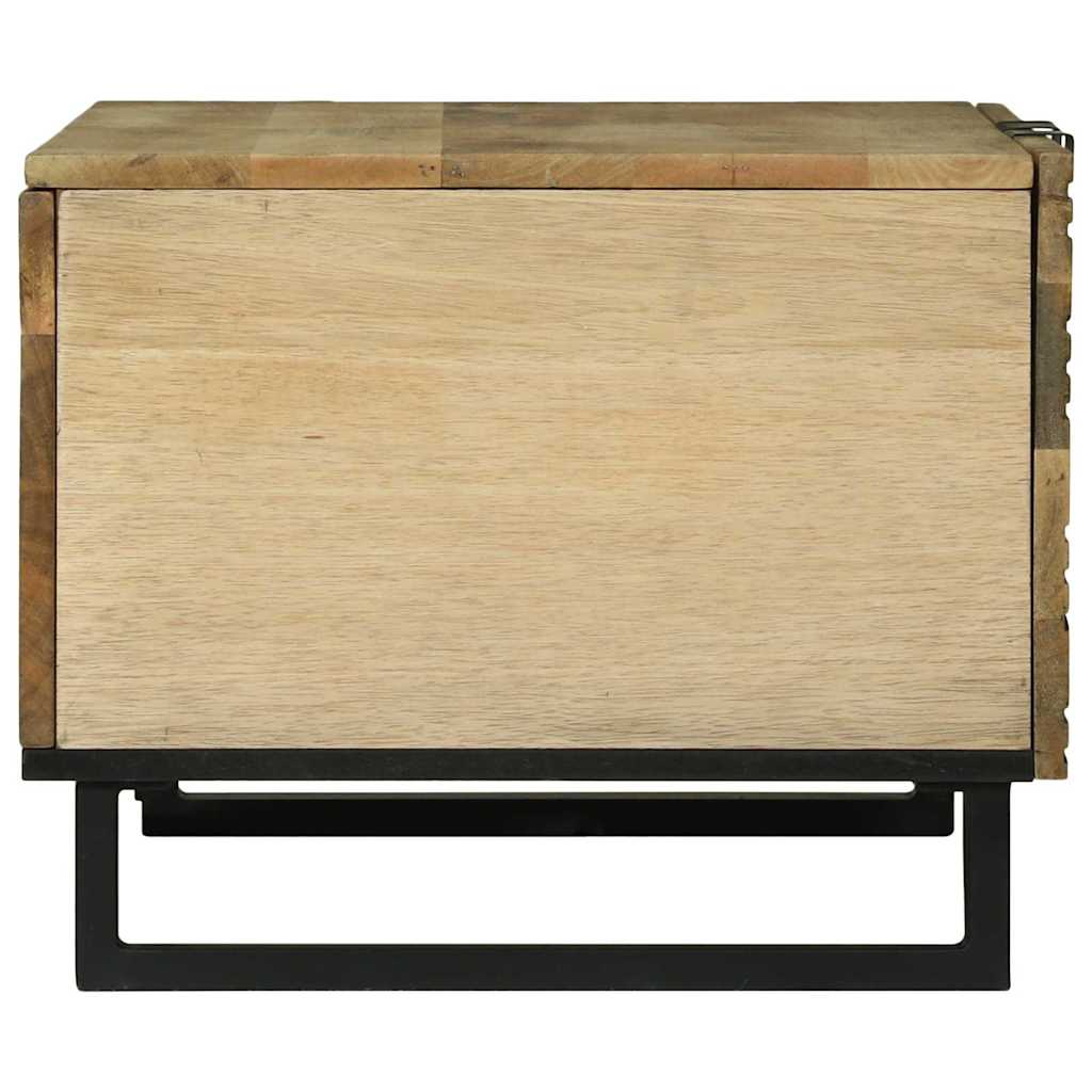 Tavolino da salotto Marrone e Nero 80 x 50 x 40 cm | homemem39