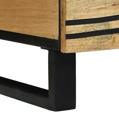 Tavolino da salotto con cassetto Marrone e Nero 80 x 54 x 40 cm | homemem39